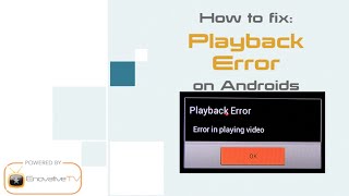 How to Fix Playback Error | English