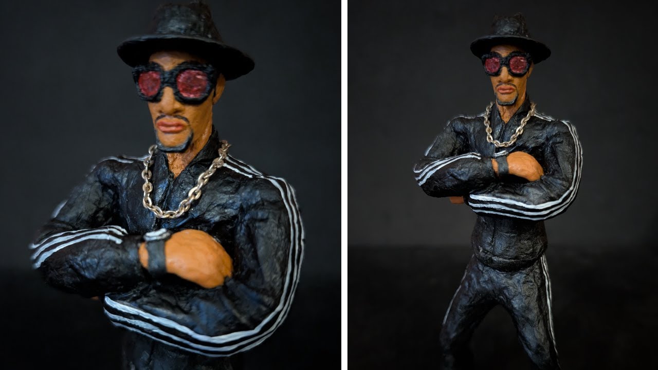 Sculpting DMC | RUN-D.M.C. | RALLY FIGURES | Paper Mache