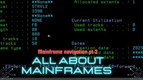 Mainframe Basic Navigation pt-2 | All About Mainframes #mainframes #mainframetutorial