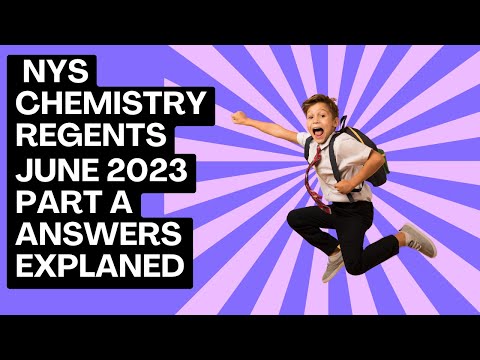 Vídeo: Quantas perguntas estão nos Chem Regents?