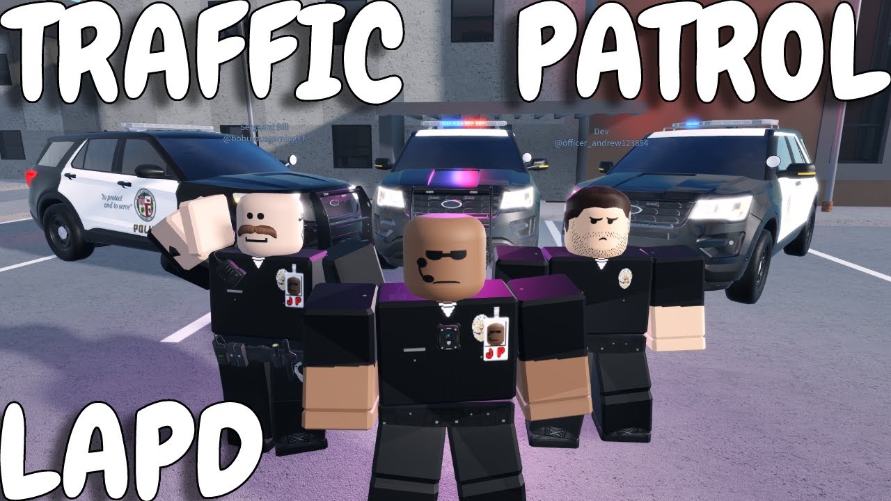 LAPD TRAFFIC STOPS GALORE!! Roblox ERLC LARPC - YouTube