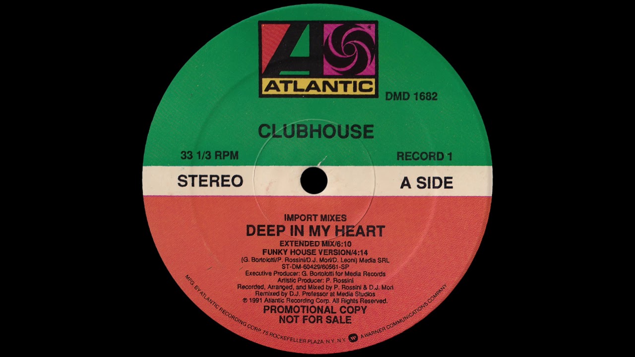 Clubhouse - Deep In My Heart [1991]