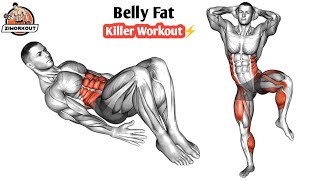 Burn Belly Fat Fast | 6 Best Exercises for Flat Stomach 🔥