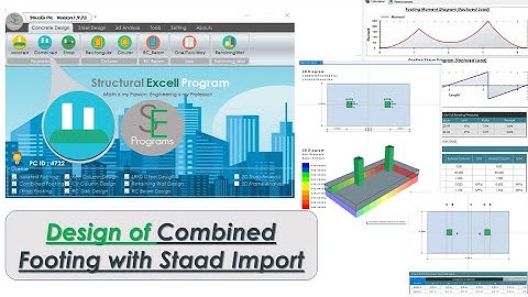 Combined Footing with Staad Pro Import
