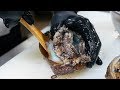 Japanese Food - GIANT ABALONE Liver Rice Sushi Teruzushi Japan