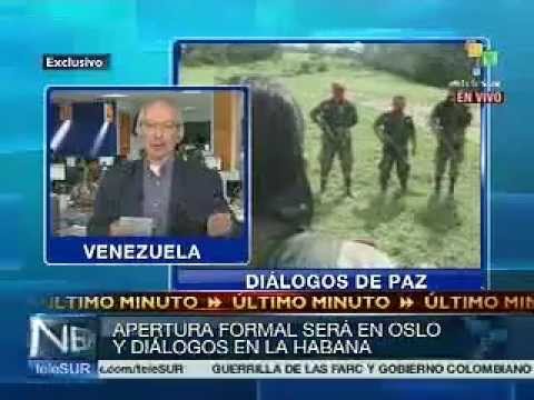 Gobierno de Colombia y las FARC firman acuerdo para diálogos de Paz: Telesur