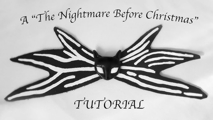 Jack Skellington's Bow Tie Tutorial (from The Nightmare Before Christmas) - YouTube jack-skellington-s-bow-tie-tutorial-from-the-nightmare-before-christmas-youtube