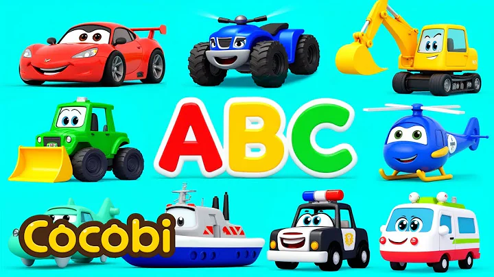Learn Alphabets with Cars! + More ABC Songs for Kids | Cocobi