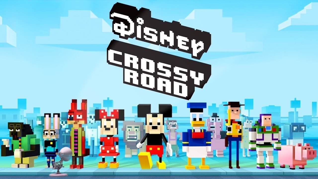 Персонажи crossy roads. Дисней Кросси роад. Логотип Crossy Road. Disney Crossy Road Старатель. Crossy Road кит Дисней.