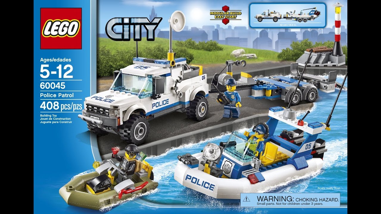Lego city Police set #60045 Timelapse - YouTube