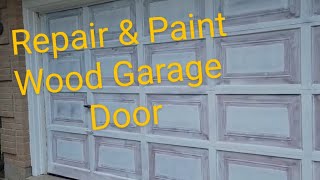 How to Repair and Paint Garage Door