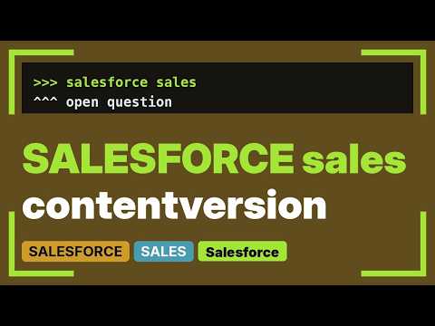 Salesforce: Problem in Updating ContentVersion