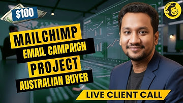 🔥 $100 Mailchimp Email Campaign Setup | Australian Buyer Project | Learn With Mehedi