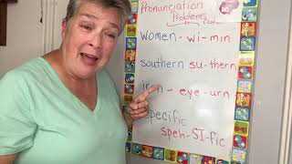 More Pronunciation Problems