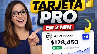 Crea una TARJETA PRO en Power BI en 2 MINUTOS (Fácil)