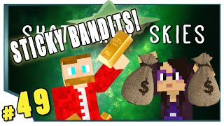 Minecraft: Shattered Skies - #49 - Sticky Bandits (FTB Skyblock)