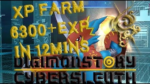 Digimon Story Cyber Sleuth PS4 XP/EXP Farm Level Up Fast