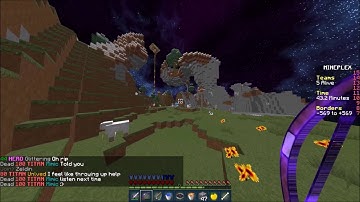 ThundaOG using Killaura in Mineplex UHC