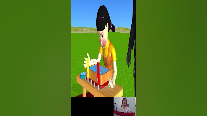 Scary Teacher 3D vs Squid Game Face Wash Foam Bubble Squid Girl Old or Young 5 Times Challenge