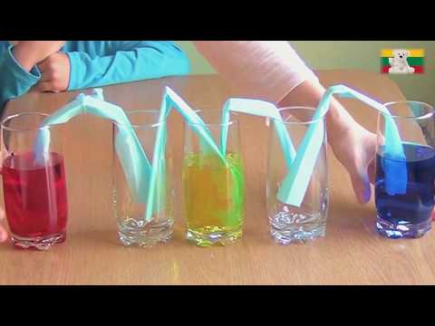 8 eksperimentai su vandeniu