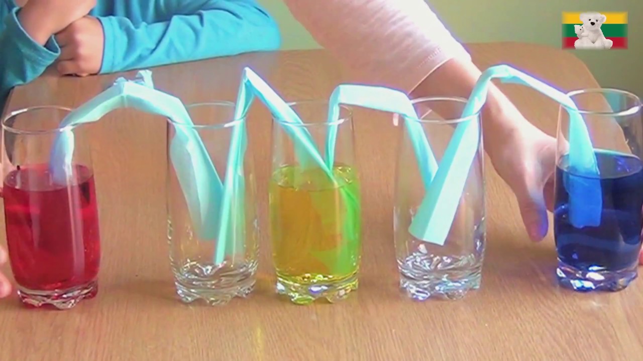 8 eksperimentai su vandeniu