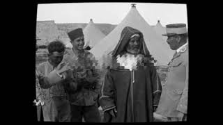 احتجاز عبد الكريم الخطابي وقبيلته من طرف المستعمر الفرنسي بعد حرب ضارية في الريف 1926