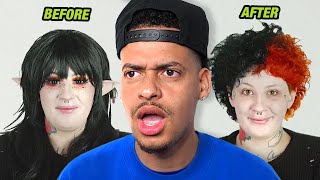 Reacting to girls without their makeup