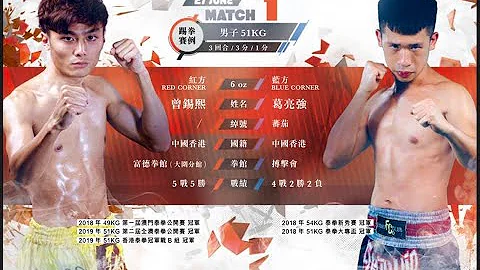 曾鍚熙(富德拳館) VS 葛亮強(搏擊會)-KF1百萬拳王51KG踢拳賽事27/06/2021 - 天天要聞