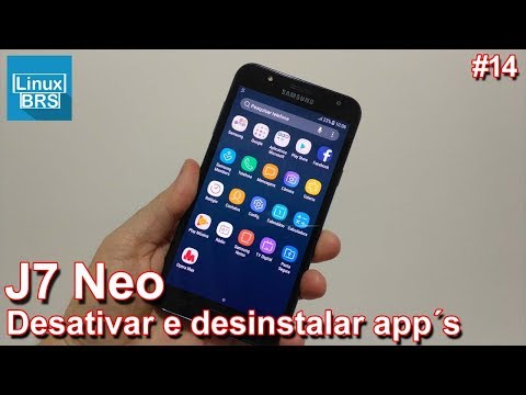 Samsung Galaxy J7 Neo - Desinstalar e desativar aplicativos