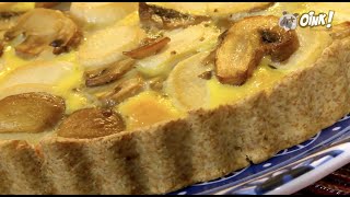 QUICHE INTEGRAL DE CHAMPIÑONES junto a Connie Achurra