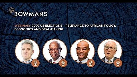 Webinar: South Africa - 2020 US elections - relevance to African policy, economics and deal-making