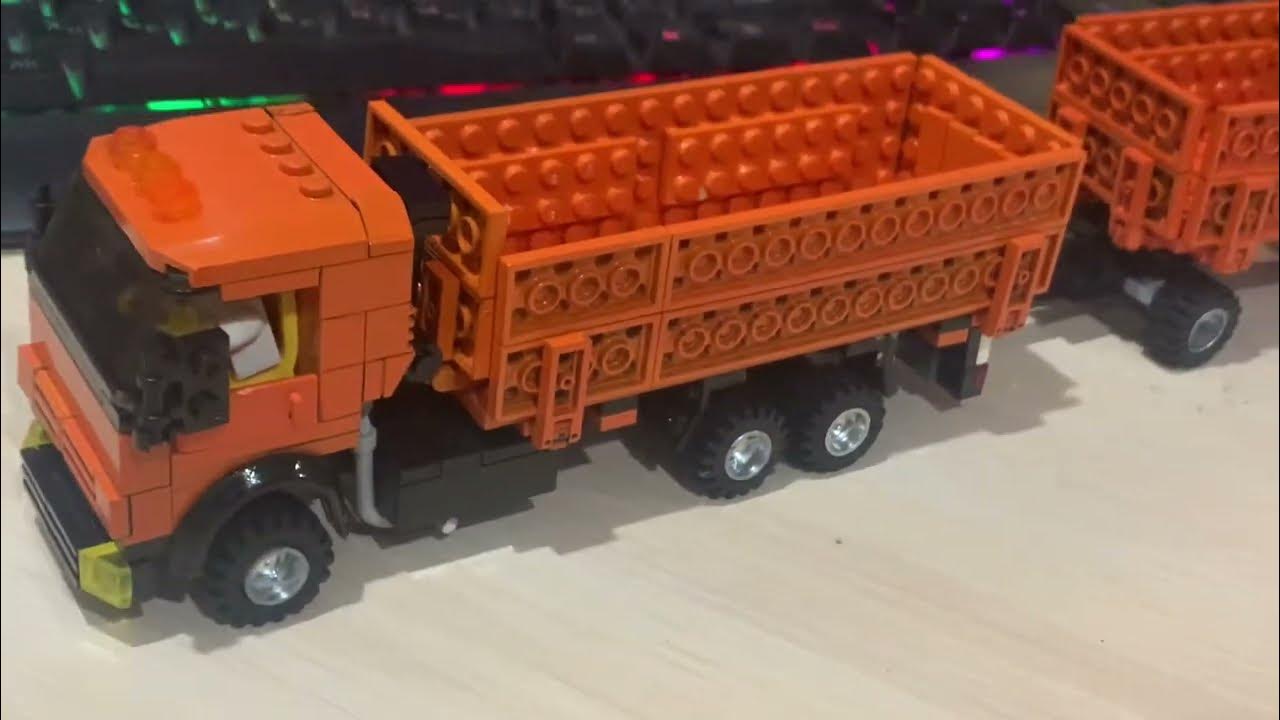 Лего Камаз сельхозник с прицепом из Lego , своя версия!! - YouTube