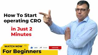 Celebrity How to start working with CRO  ?  |No display on CRO Net Worth
