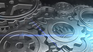 Business Concept Rotating Gears Mechanic Mechanical Machine | Free Stock Video Footage HD 4K