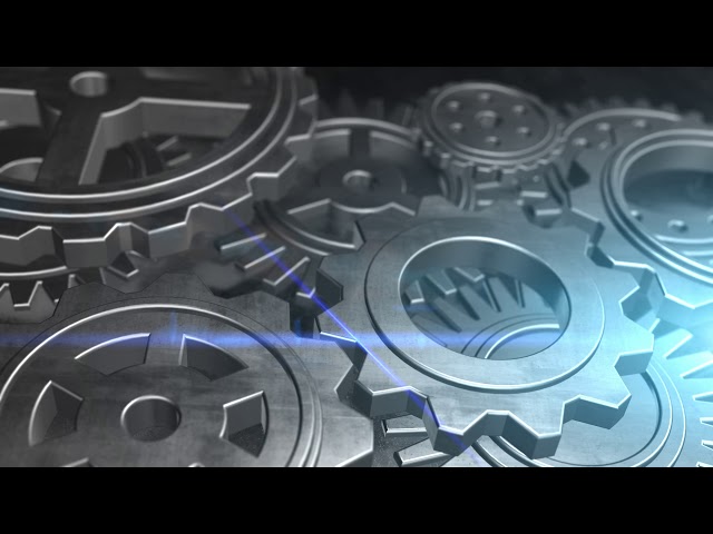 Konsep Bisnis Mesin Mekanik Mekanik Roda Gigi Berputar | Rekaman Video Stok Gratis HD 4K class=
