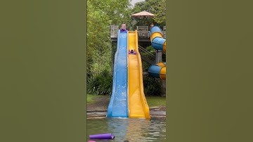 Trượt máng nước KDL nước nóng Thanh Tân #danang #travel