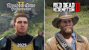 Kingdom Come: Deliverance 2 vs Red Dead Redemption 2 - Physics and Details Comparison