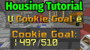 How to make a Cookie Goal [Hypixel Housing Tutorial]