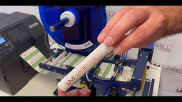 LabelMill LM1005 (Now LM1012) Label Applicator w/Epson ColorWorks Printer for Pre-Roll Tube Labeling