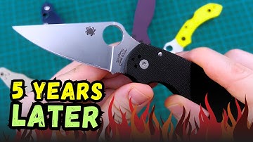 Spyderco Para 3 - Compact EDC Folder Knife with S30V Steel, G10 Scales & Compression Lock