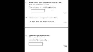 CGP KS2 SPAG SAT Buster Set A Test 4 walkthrough-Year 6 SATs Punctuation and Grammar Revision
