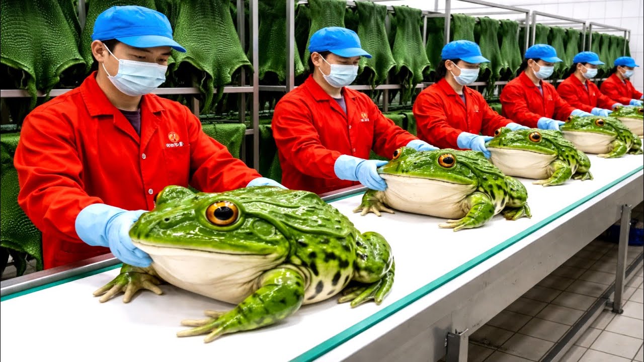 Inside the Frog Leather Factory How Exotic Skins Become Million-Dollar Luxury Products Full Process