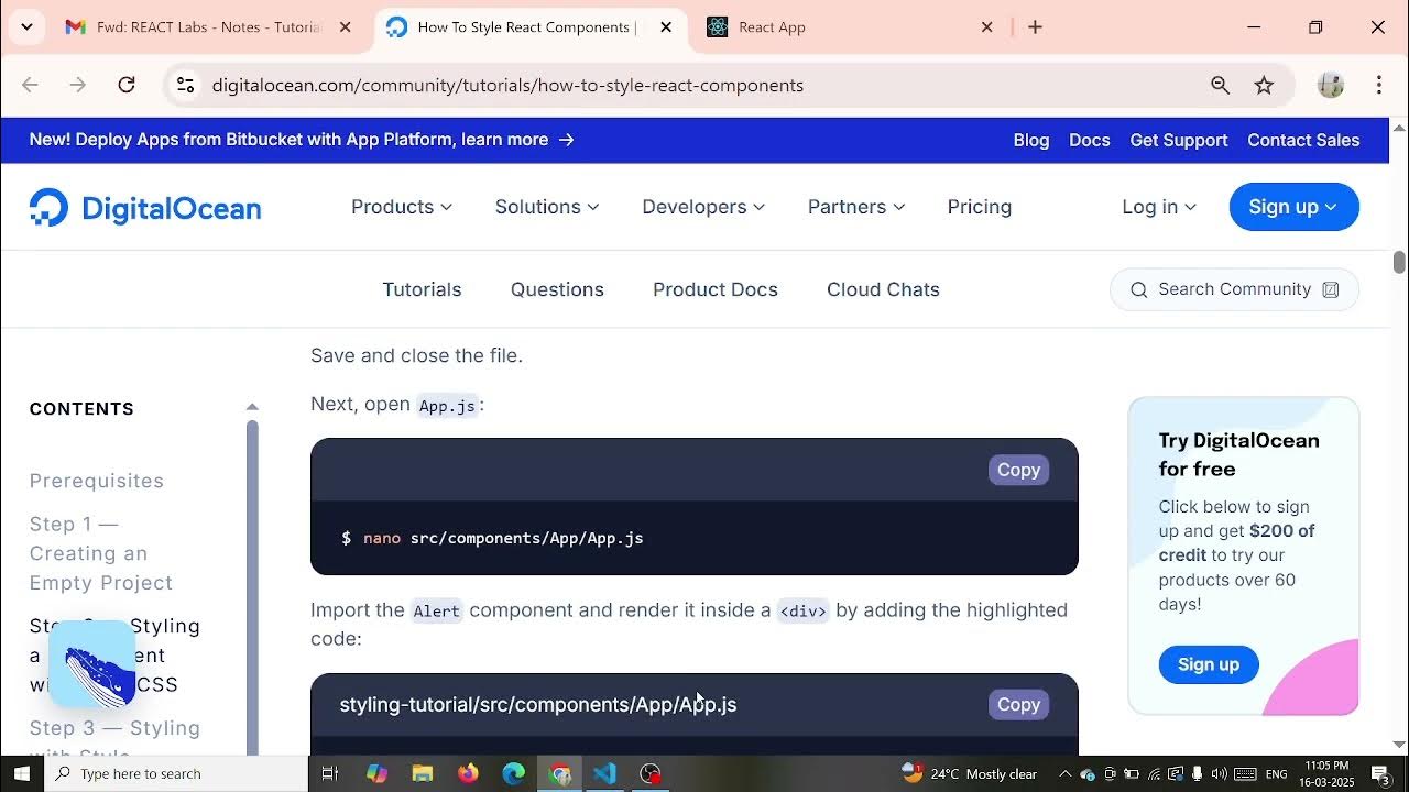 how to style react component - YouTube