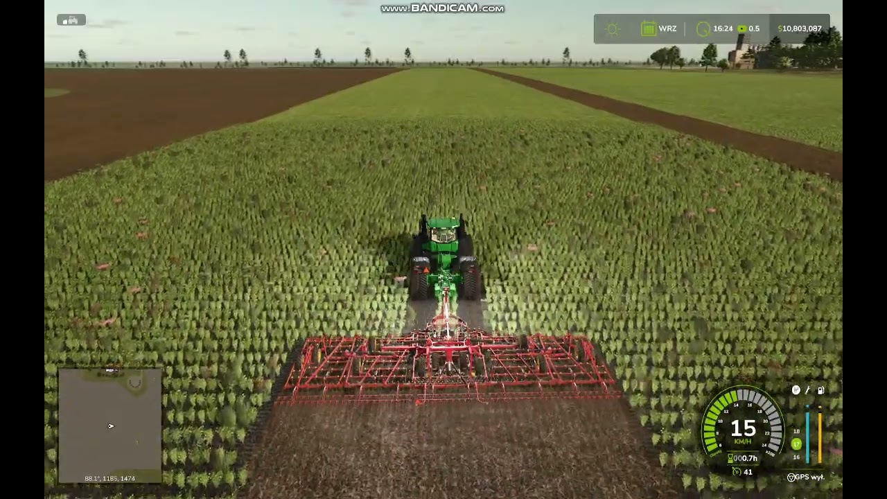 Kurtywatorowanie pola nr1 przy gospodarstwie - (Gr Młożniaki) Mapa: Walker Farms cz2