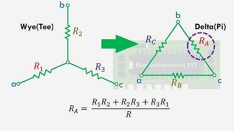 Wye to Delta Conversion Formula - Tee to Pi Conversion with Step by Step Solutions
