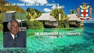 List of Prime minister of Jamaica