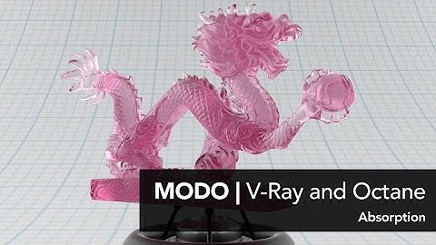 MODO | V Ray and Octane in MODO Transparency part 3: Absorption