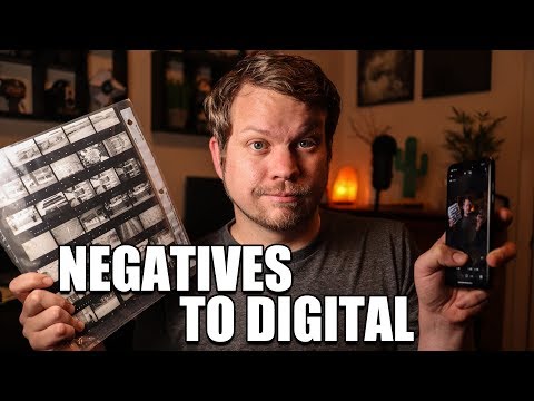 Convert Black and White Negatives to Digital for FREE