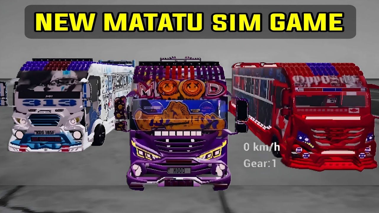 Mathree Simulator 🤯Unbelievable:NEW MATATU SIM GAME By Kanja Empire Studios - YouTube