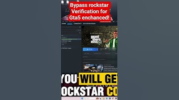 check the video! how to bypass gta 5 enchanced rockstar verification! #shorts #gta5 #rockstar